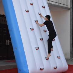 floating water inflatable rock climbing wall for yatch