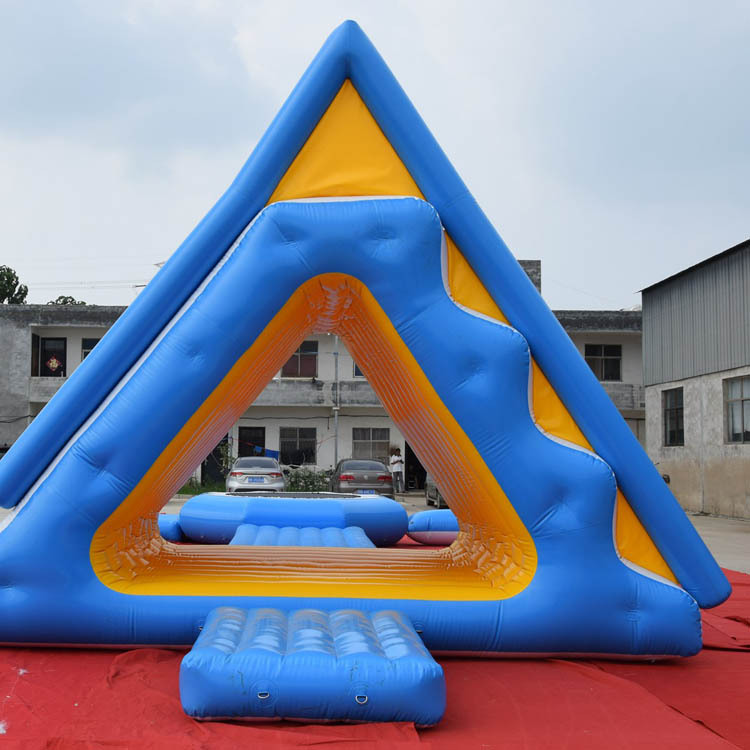 floating water inflatable slide for water park
