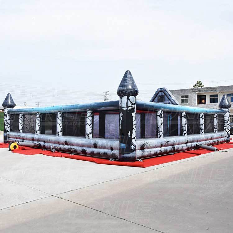 zombie inflatable maze