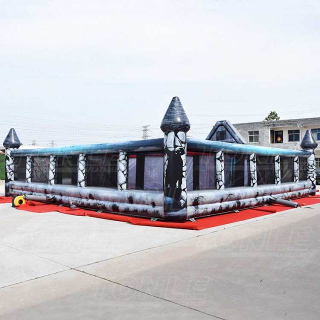 zombie inflatable maze