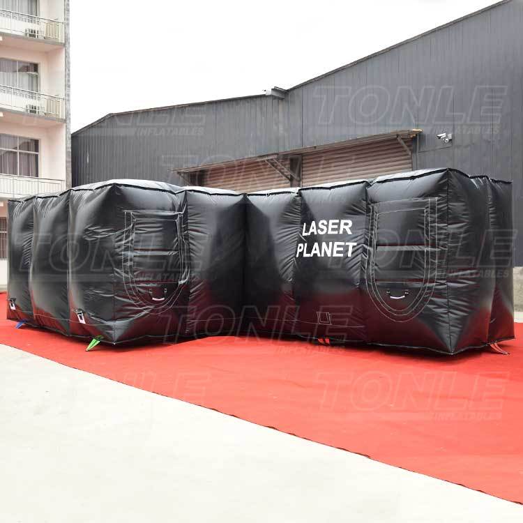 inflatable laser tag arena