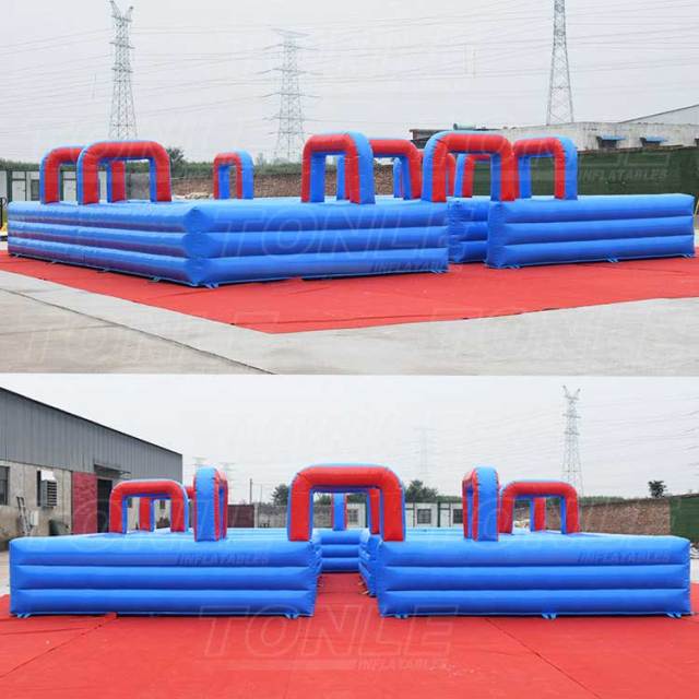 inflatable water tag maze