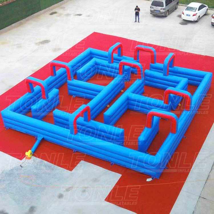 inflatable water tag maze