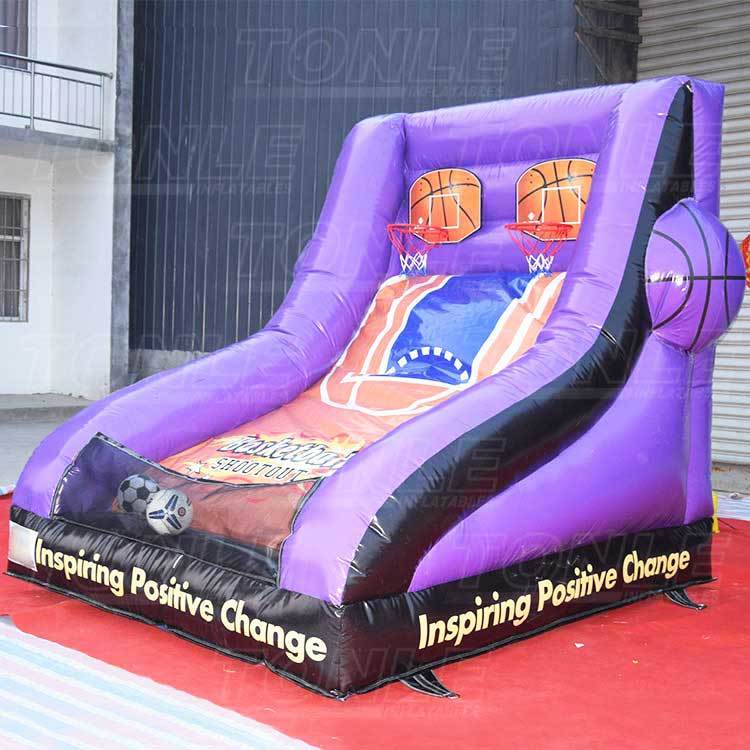 inflatable basketball shootout