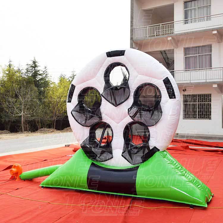 round wall hole inflatable dart ball game