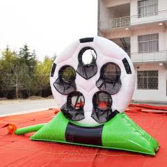 round wall hole inflatable dart ball game
