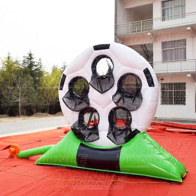 round wall hole inflatable dart ball game