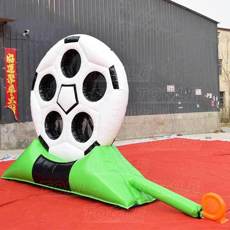 round wall hole inflatable dart ball game