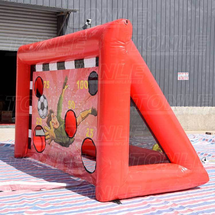 inflatable soccer goal football shoot game