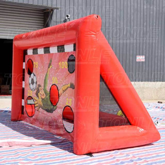 inflatable soccer goal football shoot game