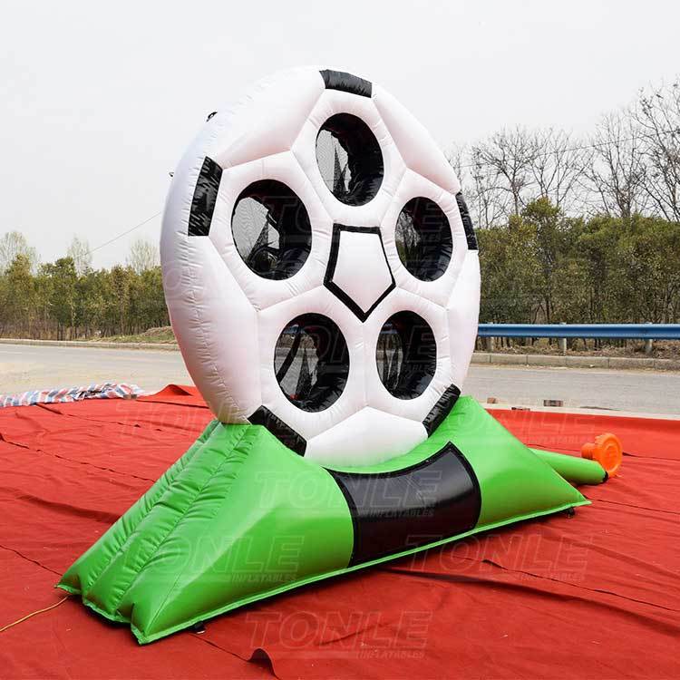 round wall hole inflatable dart ball game