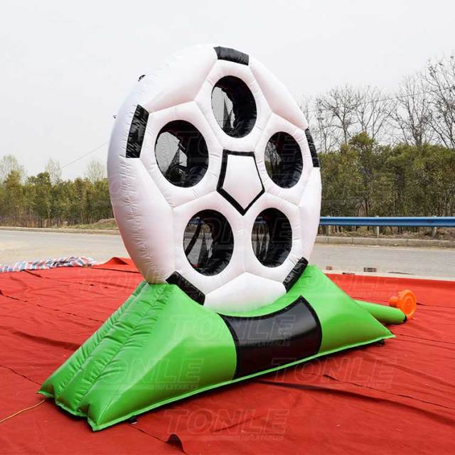 round wall hole inflatable dart ball game