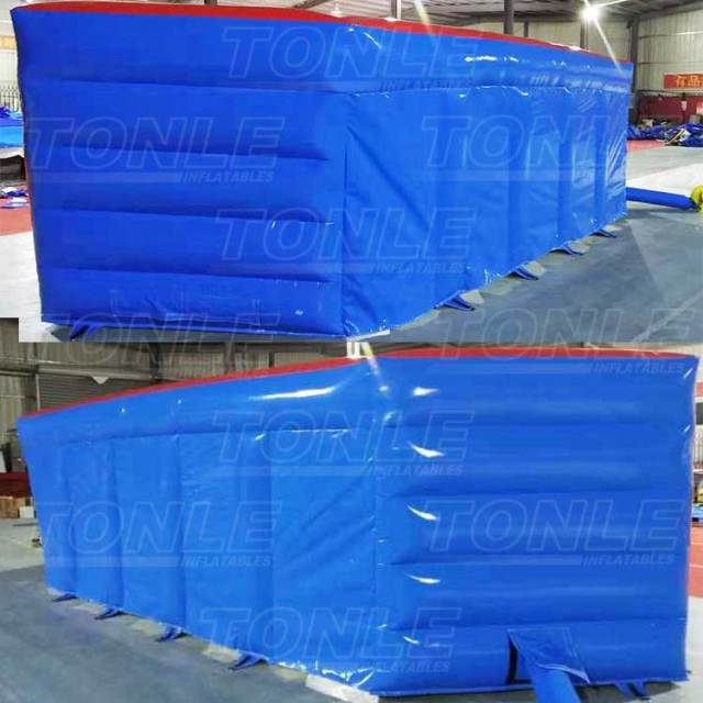 wide wall hole inflatable dart ball game