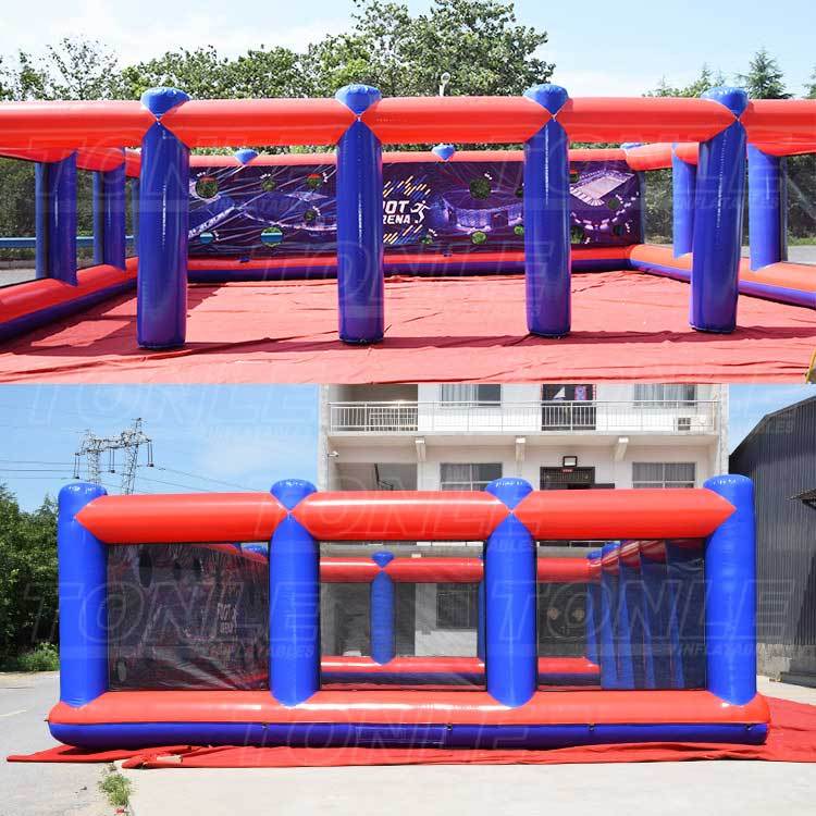 inflatable football shooter game