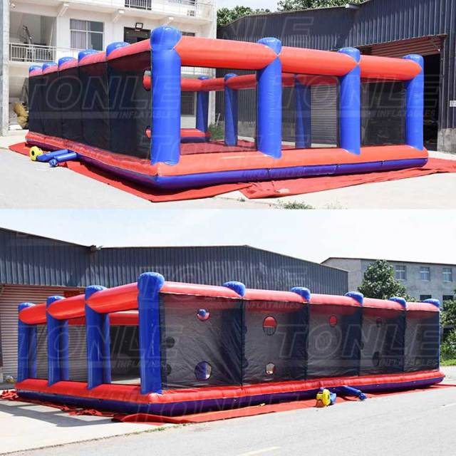 inflatable football shooter game