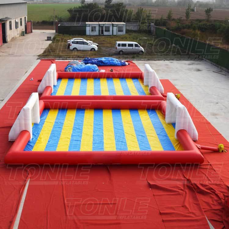 inflatable foam football field