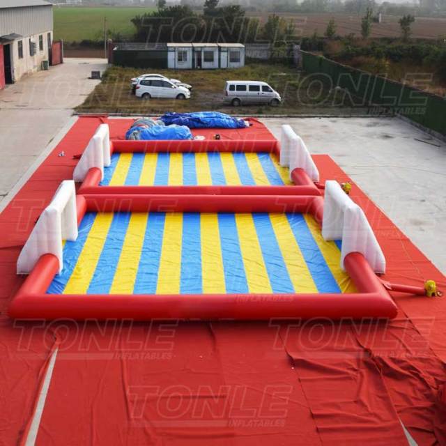 inflatable foam football field