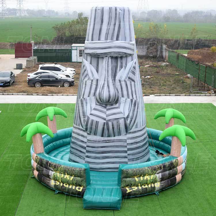 inflatable rock climbing game