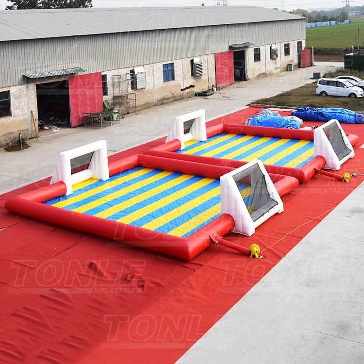 inflatable foam football field