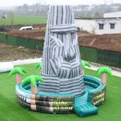 inflatable rock climbing game
