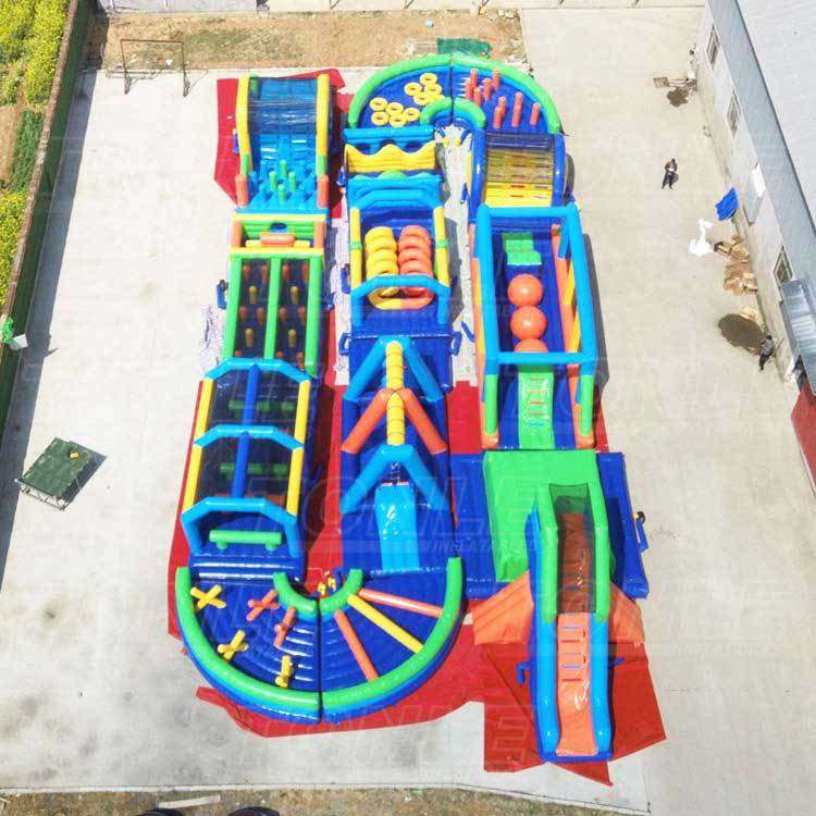 the beast inflatable obstacle course