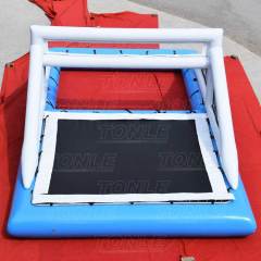 water trampoline volleyball court