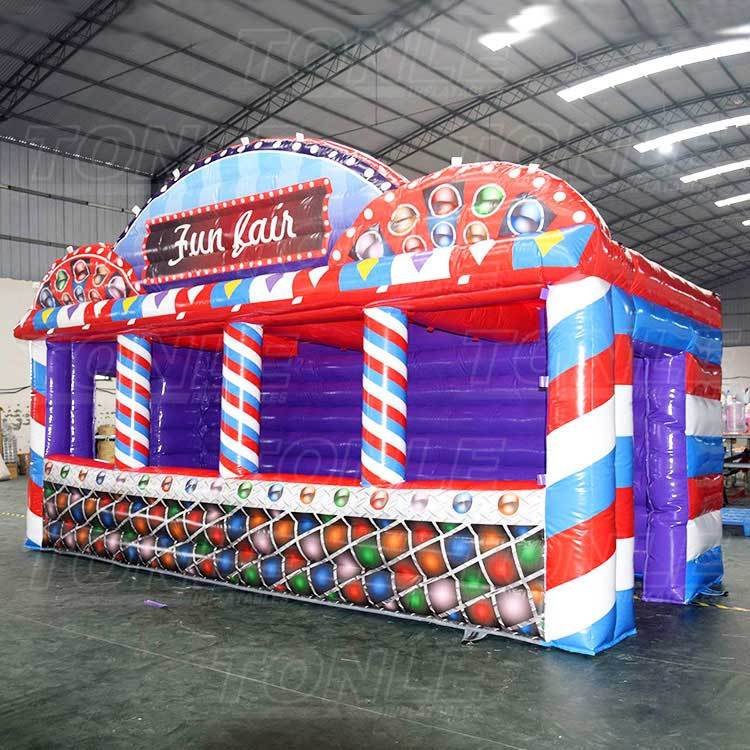 4 ports carnival shop inflatable stall