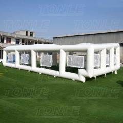 custom white cube tent