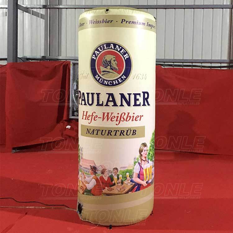 LED inflatable beer bottle