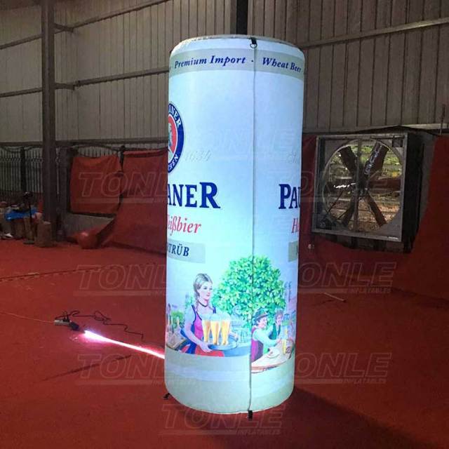 LED inflatable beer bottle