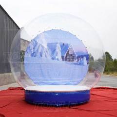 inflatable snow globe