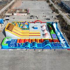 167*133ft inflatable game park