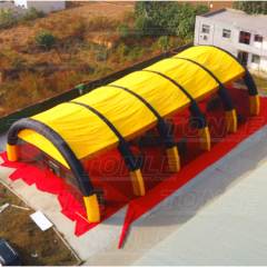 yellow inflatable paintball bunker tent