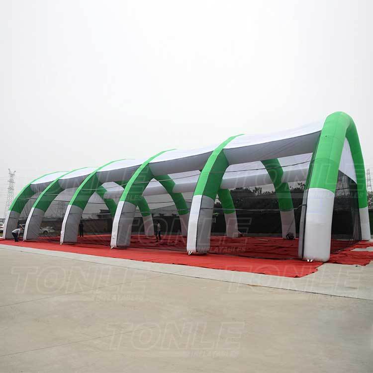 inflatable paintball bunker tent
