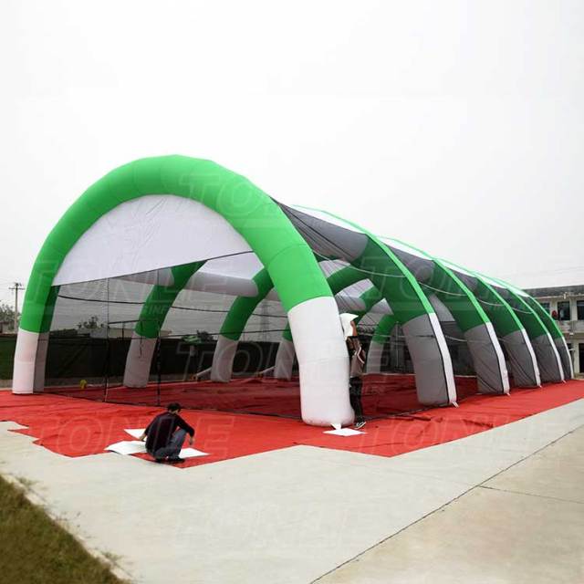 inflatable paintball bunker tent