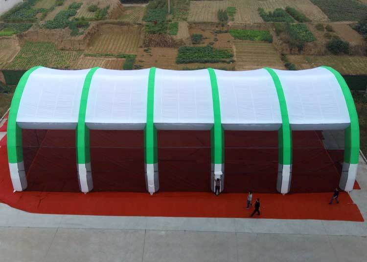 inflatable paintball bunker tent