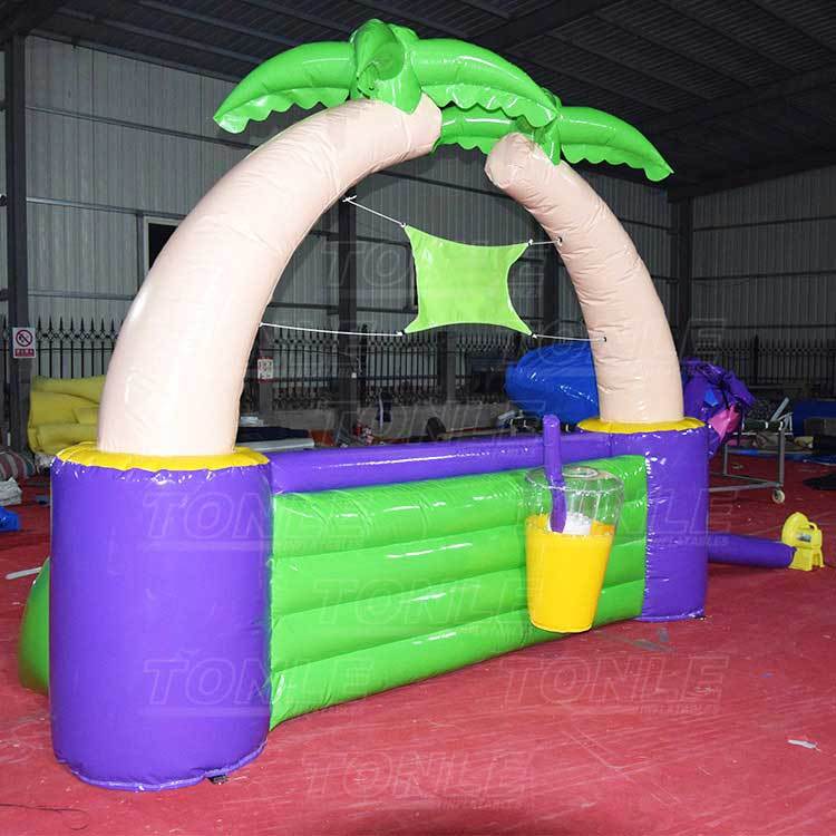 palm tree inflatable bar