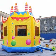 birthday cake bounce house