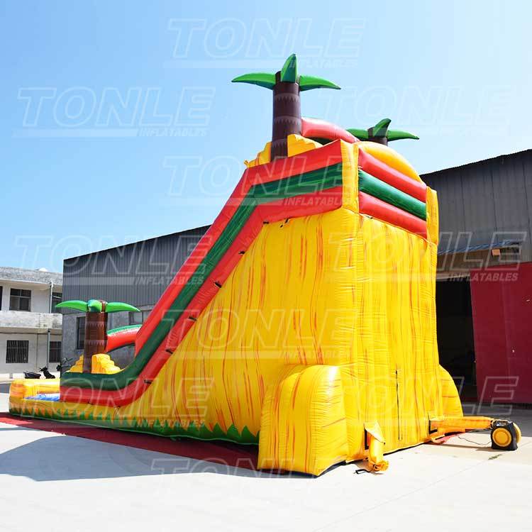 tropical jungle inflatable water slide