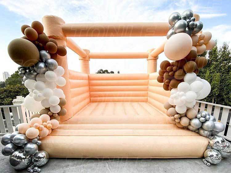 custom inflatable wedding bouncy castle
