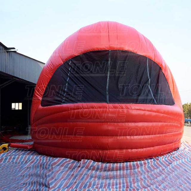 large customized helmet inflatable playground