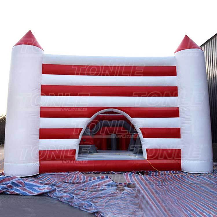 large customized helmet inflatable playground