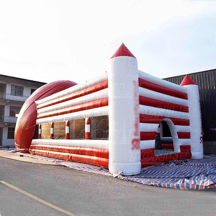 large customized helmet inflatable playground