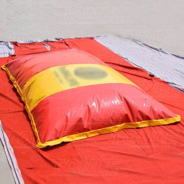 large inflatable jump pillow