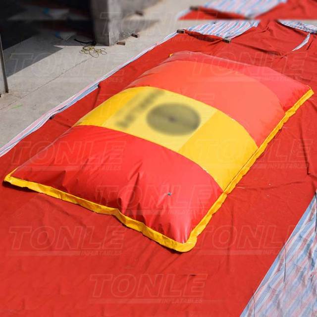 large inflatable jump pillow