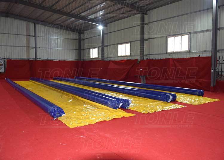 giant breathless inflatable tight slip n slide