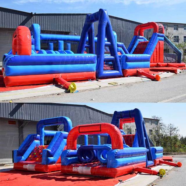 ninja warrior inflatable obstacle course