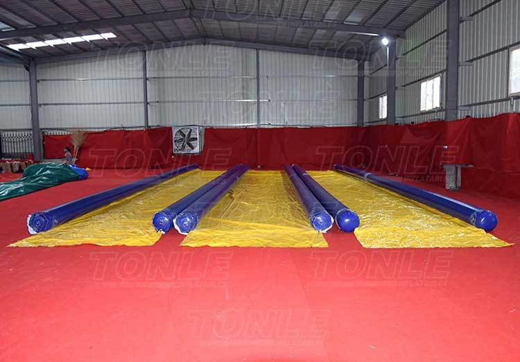 giant breathless inflatable tight slip n slide