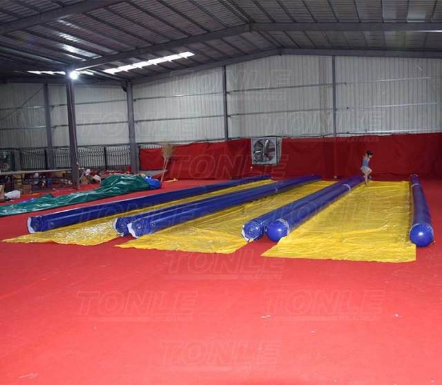 giant breathless inflatable tight slip n slide