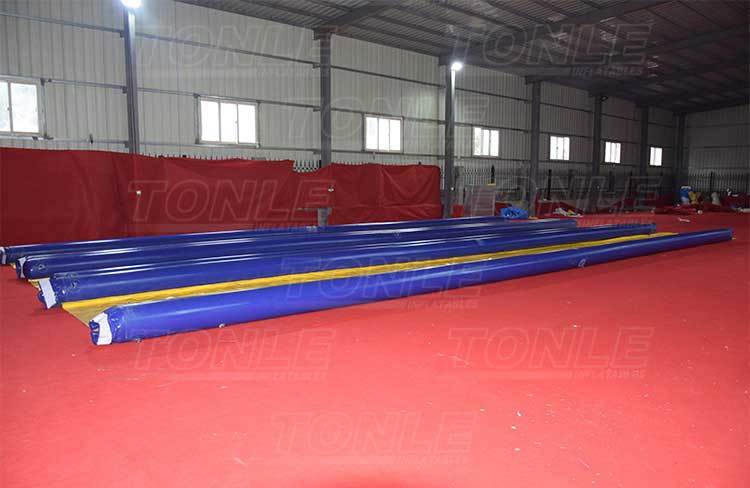 giant breathless inflatable tight slip n slide